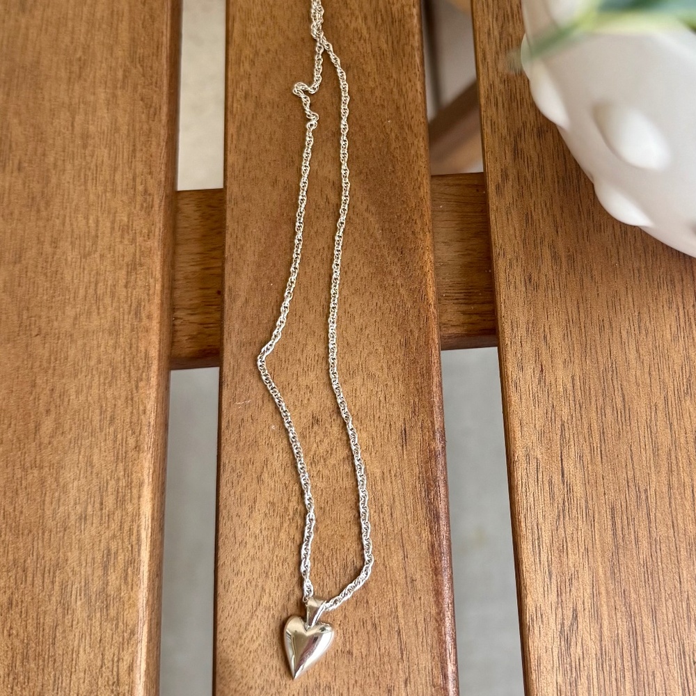 Sophie Buhai tiny heart pendant on a chain , 925